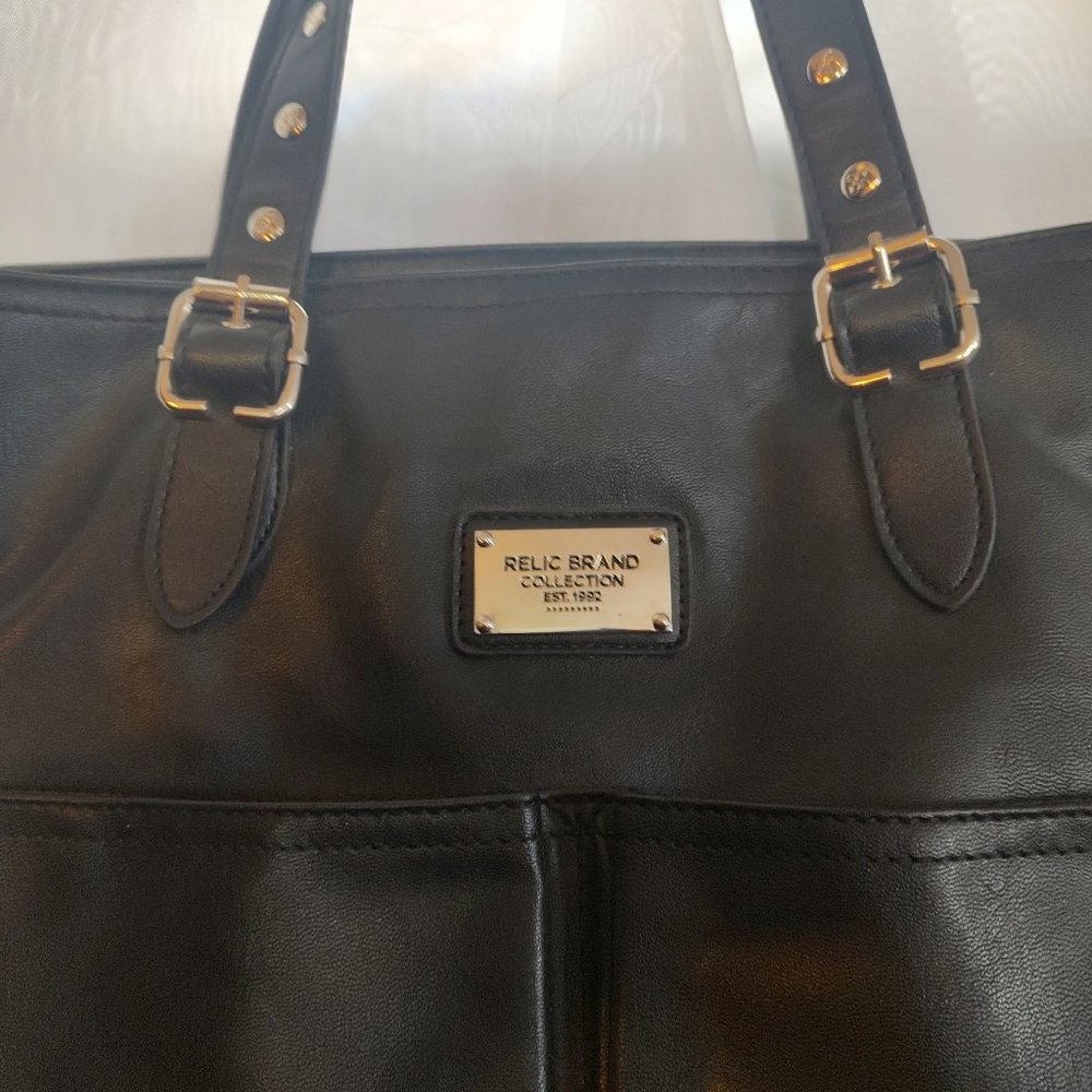 RELIC BRAND COLLECTION large black satchel